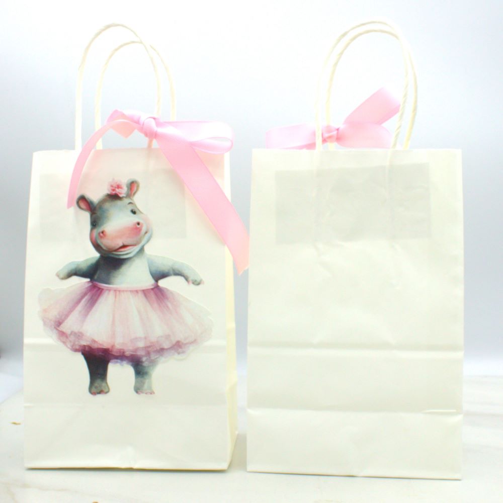 Ballerina Hippo Gift Bags